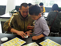 やわらかくなったら、かたにはめて