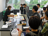 つくり方のお話をしています