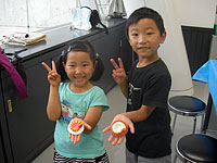 できたよ！ボクのアンモナイトのレプリカ！