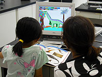 じょうずに恐竜の絵をかこうね