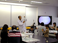 博物館自然教室「木の化石をとかしてはがしてみよう！」のイメージ