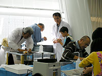 博物館自然教室「化石のペーパーウェイトをつくろう！」のイメージ