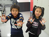 できたよ!恐竜キーホルダー!