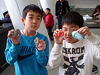 できたよ！化石の消しゴム！