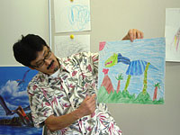 先生がよくできましたとほめてくれました