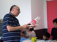 荒木先生がじょうずだねとほめてくれました