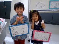 できたよ！オリジナル恐竜ボード。