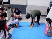 博物館自然教室「足跡からわかること」のイメージ