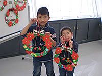 恐竜ふれあい教室「親子で恐竜クリスマスリースをつくろう！」のイメージ