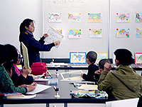 つくり方の説明をしています。