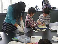 パズルになるように、うまく切ります。