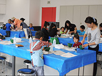 たくさんの親子にあつまっていただきました。