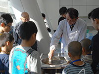 博物館自然教室「化石のペーパーウェイトをつくろう」のイメージ