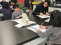 博物館自然教室「くびの骨をしらべよう」のイメージ