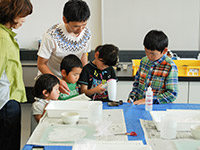 ごく簡単な方法で化石の薄片標本を作ります。