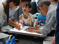 岩石の偏光について、確かめてみました。