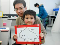 恐竜ふれあい教室「親子で恐竜メッセージボードをつくろう！」のイメージ