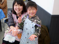 ピカピカの鉱物を見つけられてよかったね！