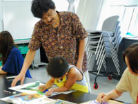 「こうすると、もっとカッコよくなるよ」