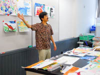 先生が上手だねとほめてくれました。