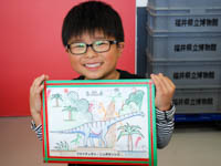 できたよ!オリジナル恐竜パズル!