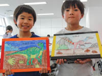 できたよ!ぼくの恐竜パズル!