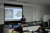 博物館自然教室「アンモナイトの中をのぞいてみよう」のイメージ