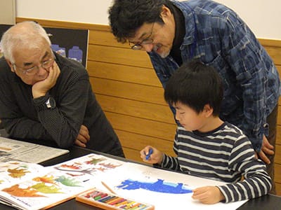 子ども工作教室「親子で恐竜の絵をかこう！」のイメージ