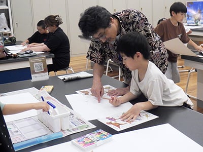子ども工作教室「親子で恐竜の絵をかこう！」のイメージ