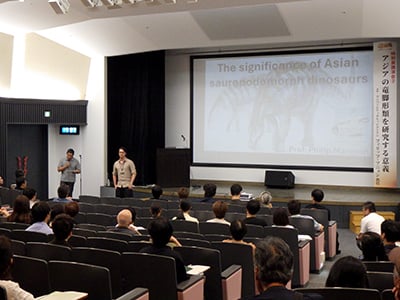 特別展講演会「アジアの竜脚形類を研究する意義」のイメージ