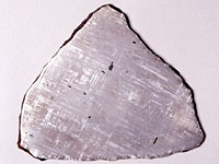 画像：キベオン隕石（スライス）