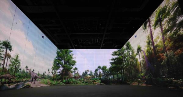 特別展示室(３面ダイノシアター)