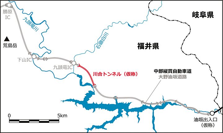 図1 川合トンネル（仮称）の位置
