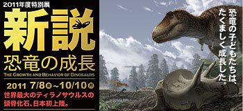 2011年度特別展「新説・恐竜の成長 ～The Growth and Behavior of Dinosaurs～」