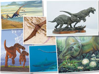 恐竜絵画・彫刻コレクション