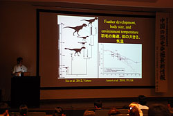 特別展講演会「中国の恐竜発掘最新情報」のようす